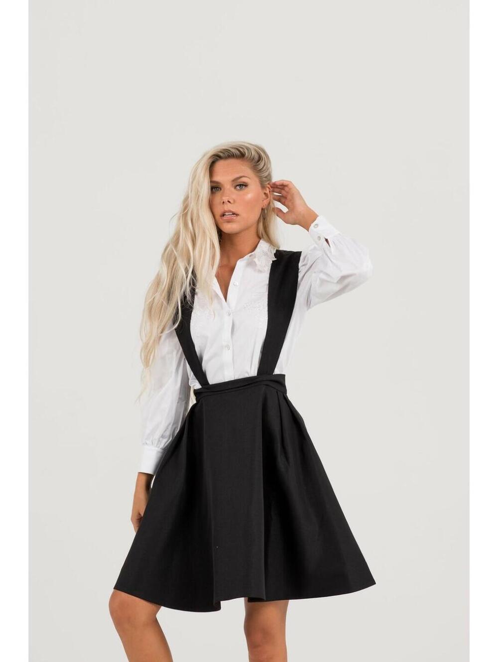 Aleeza Paris Marci Jumper Skirt Size XS Black NWT